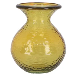 Natural Collections Vazen En Potten<Vaas glas recycle 33 cm geel