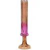 Decoris Vazen En Potten<Vaas glas recycle roze 33 cm