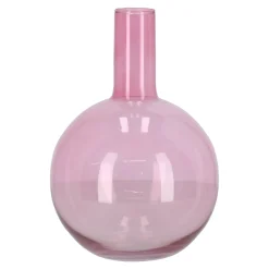 Natural Collections Vazen En Potten<Vaas glas roze 32 cm
