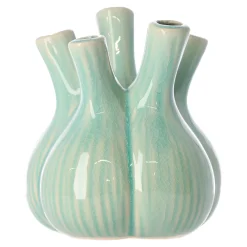 Natural Collections Vazen En Potten<Vaas Keramiek groen 17 x 17 x 20 cm