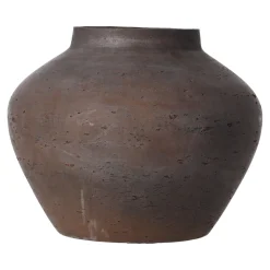 Vazen En Potten<Vaas Rezay 24 cm antiek bruin