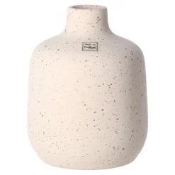 Natural Collections Vazen En Potten<Vaas terra antique white 14 x 16 cm