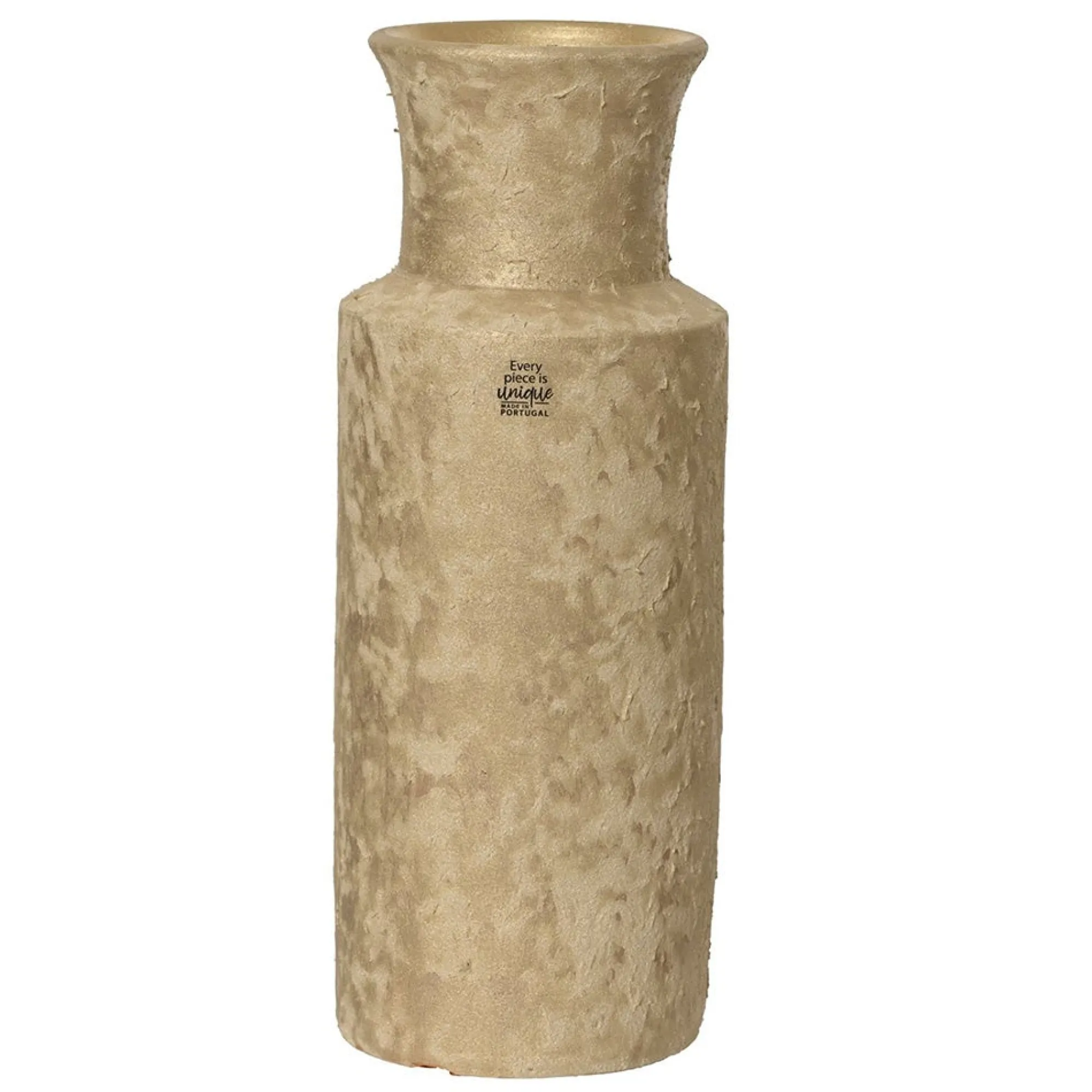 Decoris Vazen En Potten<Vaas terra goud 40 cm