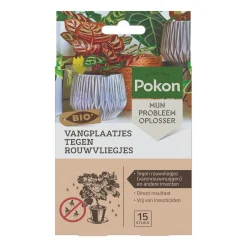 Pokon Schoonmaken<Vangplaatjes rouwvliegjes