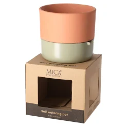 Mica Decorations Woondecoratie<Venna selfwatering planter groen 14 x 16 cm