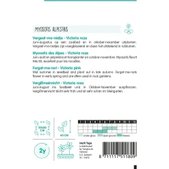 Horti Tops Moestuin<Vergeet-me-nietje Victoria rose