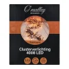O'malley Kerstverlichting<Verlichting cluster 4008 LED classic gold