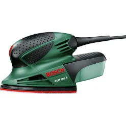 Bosch Elektrisch Gereedschap<Vlakschuurmachine PSM100A met 3 schuurpads