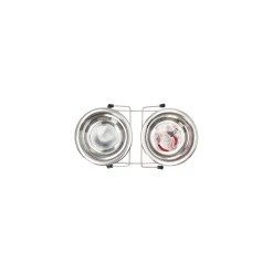 Friendly Pet Voerbak Kat<Voederbak duo met houder 13cm RW006
