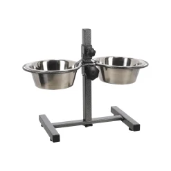 Friendly Pet Drink- En Voerbak Hond<Voederbak duo met staander S RW007