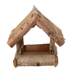 Vogelhuisjes<Voederhuis hangend kievit stro
