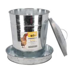 Friendly Pet Kip<Voedersilo metaal 6 kg