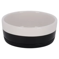 Friendly Pet Drink- En Voerbak Hond<Voerbak hond kera slip 14cm zwart/wit