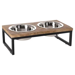 Friendly Pet Drink- En Voerbak Hond<Voerbak mango dubbel 1l