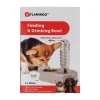 Flamingo Drink- En Voerbak Hond<Voerbak met waterfles 850ml Alun grijs