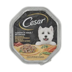 Cesar Hondenvoer<Voer hond gevogelte met groenten 150g cuisine