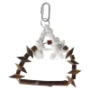 Friendly Pet Vogelspeelgoed<Vogel schommel boog touw+hout 20cm