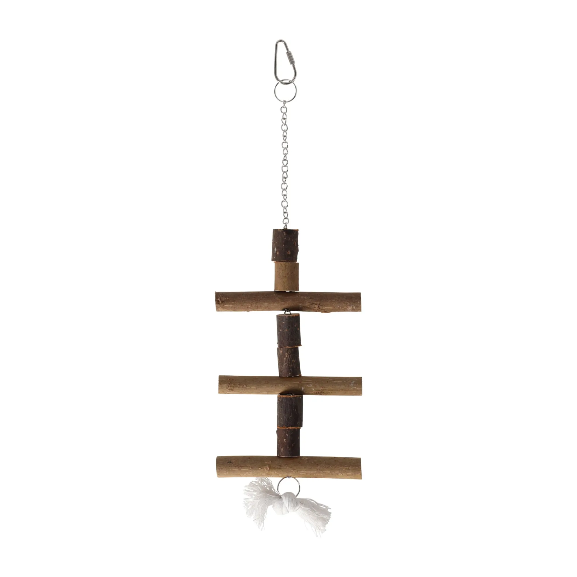 Friendly Pet Vogelspeelgoed<Vogel touw+hout 40cm