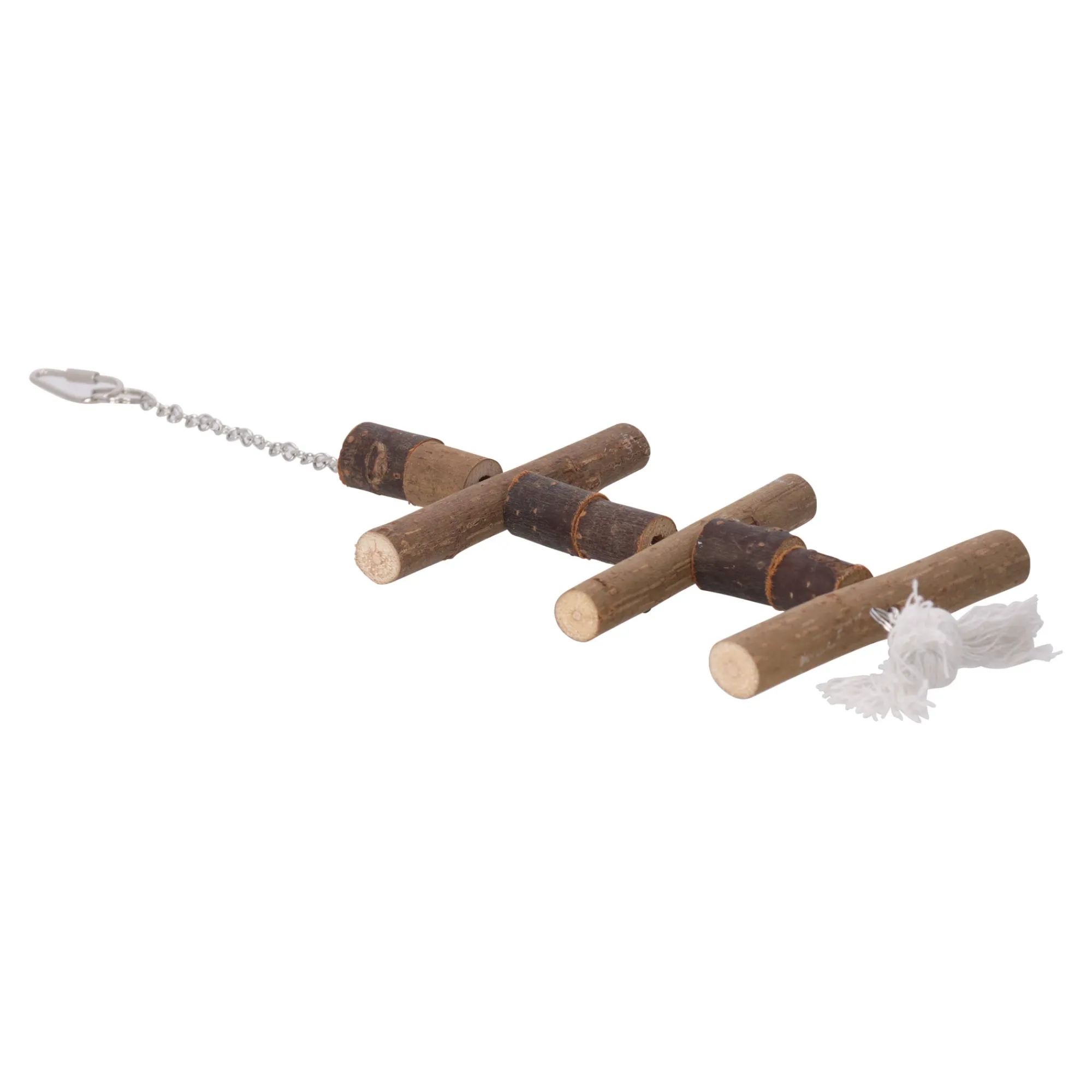 Friendly Pet Vogelspeelgoed<Vogel touw+hout 40cm