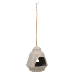 Gusta Vogelhuisjes<Vogelvoederhuis 18 cm taupe