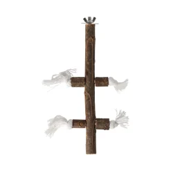 Friendly Pet Vogelspeelgoed<Vogel zitstok hout+touw 25cm
