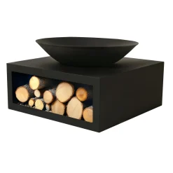 Van Cranenbroek Vuur- & Terrasverwarming<Vuurschaal met basis Hamari 49cm zwart