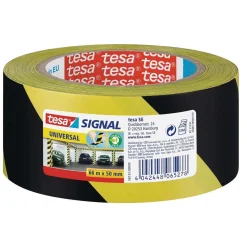 Tesa Bouw<Waarsschuwingstape geel 50mmx66M