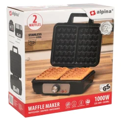 Alpina Koken & Tafelen<Wafelijzer 1000W