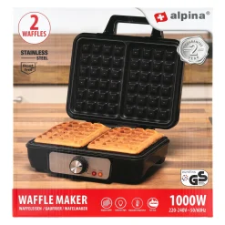 Alpina Koken & Tafelen<Wafelijzer 1000W