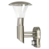 Diamant Buitenverlichting|Buitenverlichting<Wandlamp Belluno RVS bewegingssensor