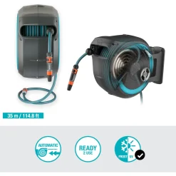 Gardena Pompen En Sproeien<Wand slangenbox 35M rollup XL