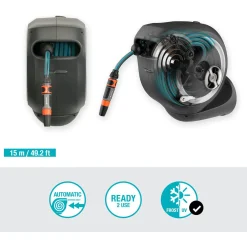 Gardena Pompen En Sproeien<Wand slangenbox 15 RollUp S wit