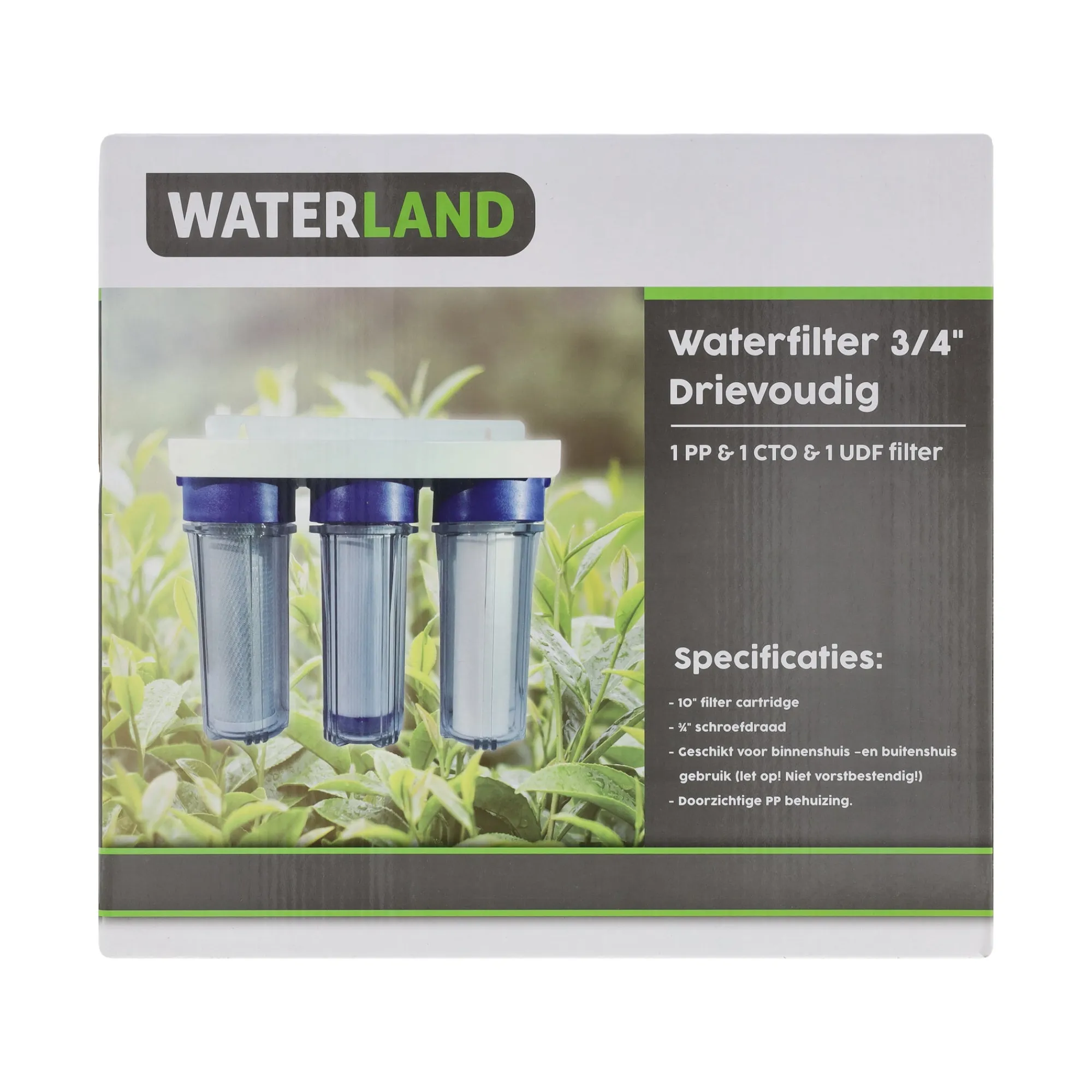 Waterland Vijver<Waterfilter 3/4" drievoudig