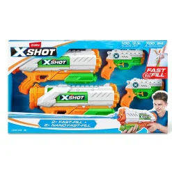Zuru Sport En Spel<Watergeweer Medium + Nano blaster 4pk X-Shot