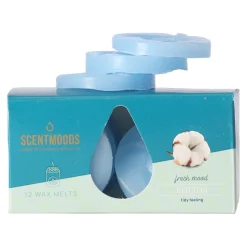 Scentmoods Kaarsen<Waxmelts cotton 12st