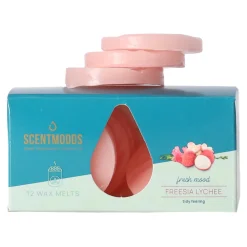 Scentmoods Kaarsen<Waxmelts lychee 12st