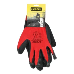Cratex Werkhandschoenen<Werkhandschoen grip rood mt8