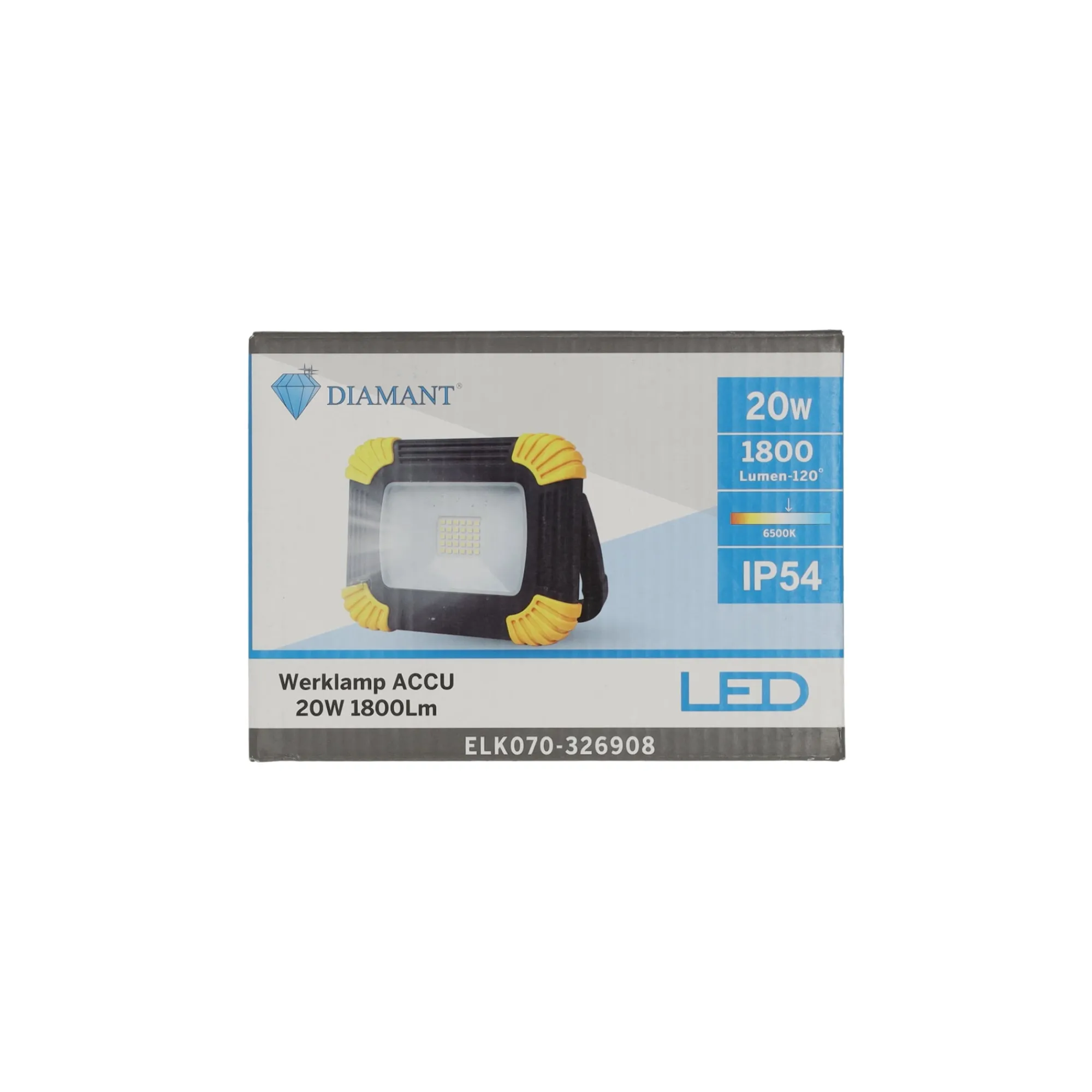 Diamant Bouwlampen<Werklamp Accu 20W 1800Lm