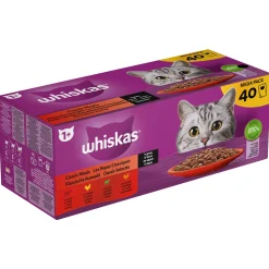 Whiskas Kattenvoer<1+ natvoer classic 40st