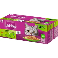 Whiskas Kattenvoer<1+ natvoer mix 40 stuks