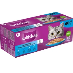 Whiskas Kattenvoer<7+ natvoer senior 40 stuks