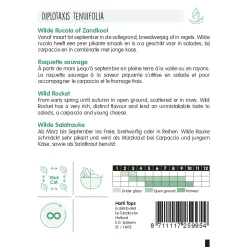 Horti Tops Moestuin<Wilde rucola zaad