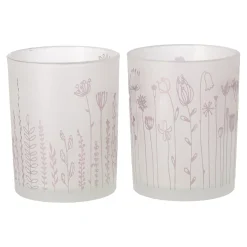 Boltze home Tuindecoratie<Windlicht Bloma 12 cm 2 assorti