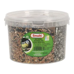 Smulti Vogelvoer<Wintermix zonnebloem met zaad, mezenbol