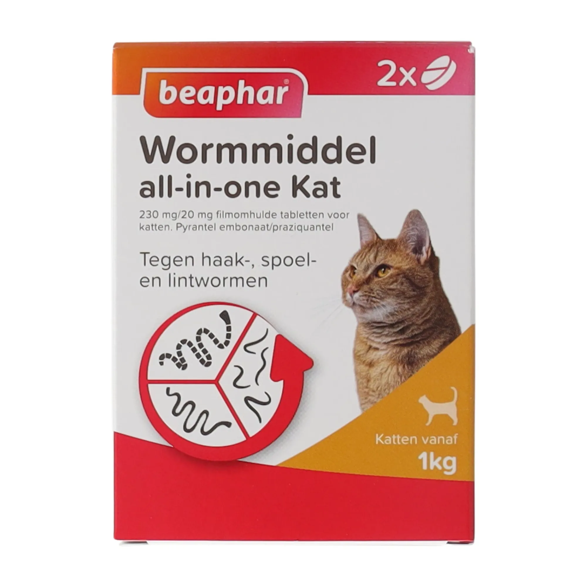 Beaphar Kattenverzorging<Wormmiddel all-in-one kat