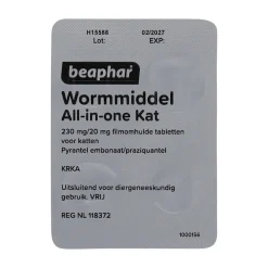 Beaphar Kattenverzorging<Wormmiddel all-in-one kat