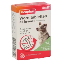 Beaphar Hondenverzorging<Wormmiddel all-in-one 40kg