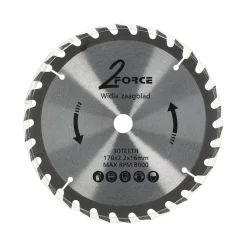 2-Force Toebehoren Elektrisch Gereedschap<Zaagblad Ø170 mm 16as 30T