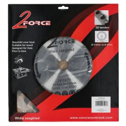 2-Force Toebehoren Elektrisch Gereedschap<Zaagblad Ø315 mm 30as 28T