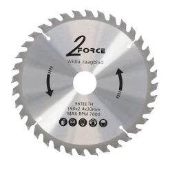 2-Force Toebehoren Elektrisch Gereedschap<Zaagblad Ø190 mm 30as 36T